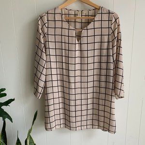 Beautiful Checkered Blouse